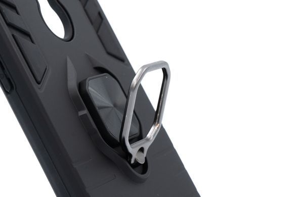 Чехол SP Transformer Ring for Magnet для Xiaomi Redmi Note 8 Pro black противоударный