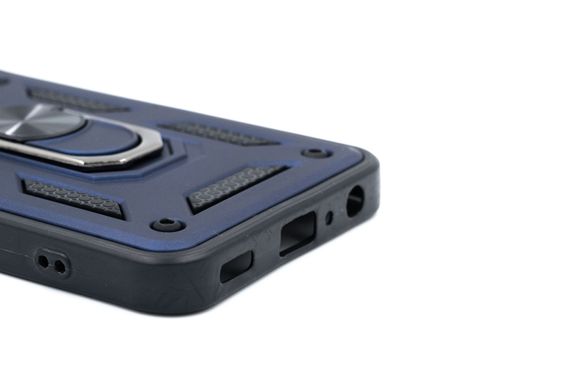 Чохол Camshield Serge Ring for Magnet для Samsung M23 5G blue протиударний шторка/захист камери