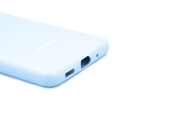 Силіконовий чохол Full Cover для Samsung M52 lilac blue Full Camera