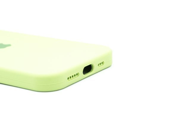Силіконовий чохол Full Cover для iPhone 15 green (mint)