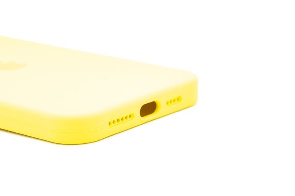 Силіконовий чохол Full Cover для iPhone 15 Pro Max canary yellow