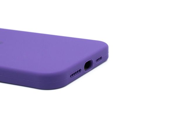 Силіконовий чохол Full Cover для iPhone 14 Pro Max amethyst/new purple Full Camera