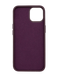 Чехол кожаный Bonbon Leather Metal Style with MagSafe для iPhone 14 plum