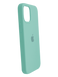 Силиконовый чехол Full Cover для iPhone 12/12 Pro azure (marine green)