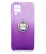 Силиконовый чехол SP Shine для Samsung A12/M12 violet ring for magnet