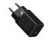Мережевий зарядний пристрій Baseus CCSUPP-E01 Super Si Pro Quick Charger C+U 30W EU black
