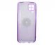 Силиконовый чехол SP Shine для Samsung A12/M12 violet ring for magnet