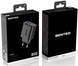 Мережевий зарядний пристрій Senteo T-04 version2 USB+USB-C PD /QC 3.0 25W (СЕ сертифікат) black