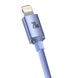 Кабель Baseus Crystal Shine series Type-C to Lightning 20W 1.2m purple