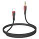 AUX кабель Borofone BL14 3.5mm to Lightning 1m black