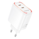 Мережевий Зарядний Пристрій Borofone BA90A 2USB-C PD/QC 45W white