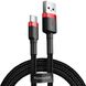 PD кабель Baseus Cafule Cable Type-C to iP PD 18W 1m red+black