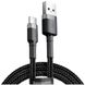 USB кабель Baseus Cafule CATKLF-BG1 3A/1m Type-C gray/black