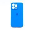 Силіконовий чохол Full Cover для iPhone 14 Pro Max capri blue Full Camera