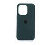 Силіконовий чохол Full Cover для iPhone 15 Pro forest green