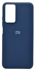 Силиконовый чехол Full Cover для Xiaomi Redmi Note 12S navy blue