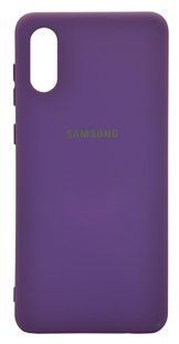 Силіконовий чохол Full Cover для Samsung A02 purple my color