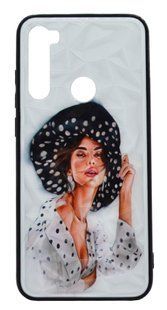 TPU+PC чохол Prisma Ladies для Xiaomi Redmi Note 8T girl in a hat