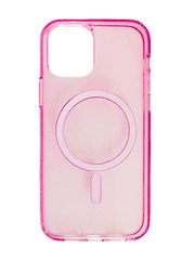 Чехол TPU Galaxy Sparkle MagSafe для iPhone 13/14 pink+glitter