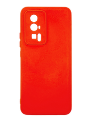 Силіконовий чохол Full Cover для Xiaomi Poco F5 Pro red Full Camera без logo