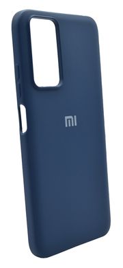 Силиконовый чехол Full Cover для Xiaomi Redmi Note 12S navy blue