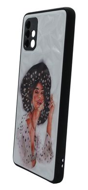 TPU+PC чохол Prisma Ladies для Samsung A51 girl in a hat