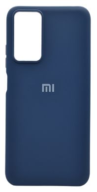 Силиконовый чехол Full Cover для Xiaomi Redmi Note 12S navy blue