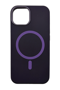 Силиконовый чехол Fibra OmniMag для iPhone 13/14 dark purple