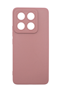 Силиконовый чехол SMTT для Xiaomi Mi 14T pink sand Full Camera