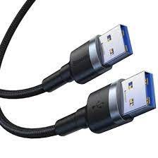 USB подовжувач Baseus cafule Cable USB3.0 Male TO USB3.0 Male 2A 1m Dark gray CADKLF-C0G