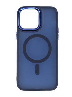 Чохол TPU+PC Space Magnetic Color with Magsafe для iPhone 14 Pro dark blue
