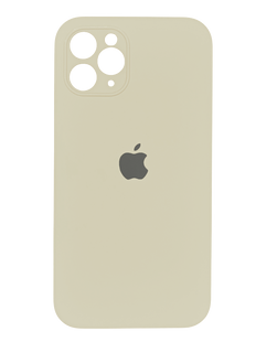 Силіконовий чохол Full Cover для iPhone 11 Pro Max cream Fulll Camera