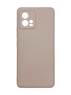 Силиконовый чехол Full Cover для Motorola Moto G72 pink sand Full Camera без logo