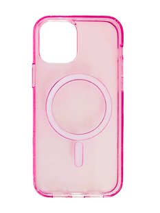 Чохол TPU Galaxy Sparkle MagSafe для iPhone 13/14 pink+glitter