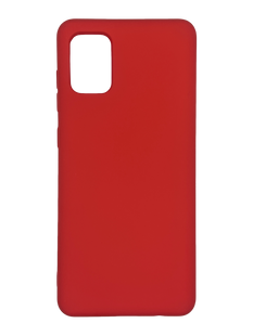 Силіконовий чохол Full Cover для Samsung A31 red без logo