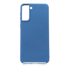 Силиконовый чехол Molan Cano Smooth для Samsung S21+ navy blue