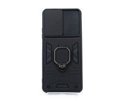 Чехол SP Camshield Serge Ring для Xiaomi Poco F3 black ударопрочный шторка/защита камеры
