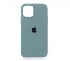 Силіконовий чохол Full Cover для iPhone 12/12 Pro milk ash