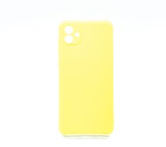 Силіконовий чохол Full Cover для Samsung A04 yellow Full Camera без logo