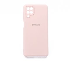 Силіконовий чохол Full Cover для Samsung A12/M12 pink sand My Color Full Camera