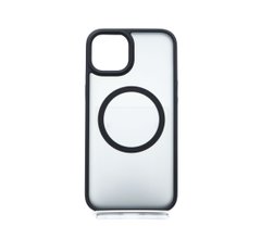 Чохол TPU+PC Metal Buttons with MagSafe для iPhone 13 black