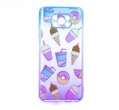 Силіконовий чохол WAVE Sweet&Asid Case для Xiaomi Poco X3/Poco X3 Pro (TPU) blue/purple/cocktells