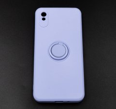 Чохол (TPU) Candy Ring для Xiaomi Redmi 9A lilac Full Camera