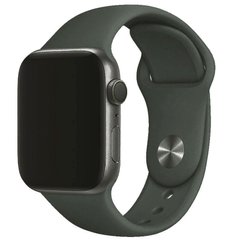 Силіконовий ремінець для Apple Watch Sport Band 38-40mm (S/M & M/L) 3pcs dark olive
