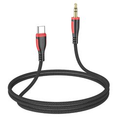 AUX кабель Borofone BL14 3,5mm Type-C 1m black