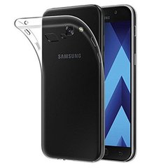 Силиконовый чехол Clear для Samsung A720 white 0,3мм
