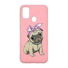 Силіконовий чохол Art для Samsung M21/M30s pink dog