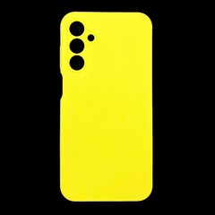 Силиконовый чехол Full Cover для Samsung A15 4G/5G yellow (AAA) Full Camera без logo