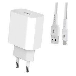 Мережевий зарядний пристрій Yoki TC-05 Micro 5V 2.4A 1usb white