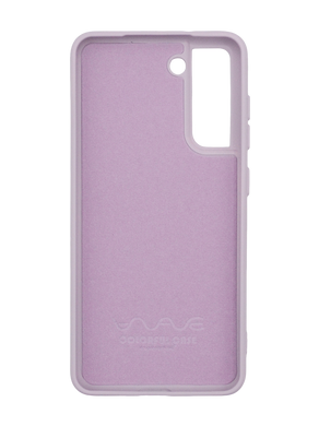 Силиконовый чехол WAVE Colorful для Samsung S21FE black currant (lilac pride) (TPU)